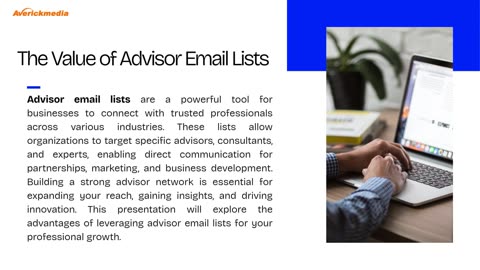 Advisor Email Lists