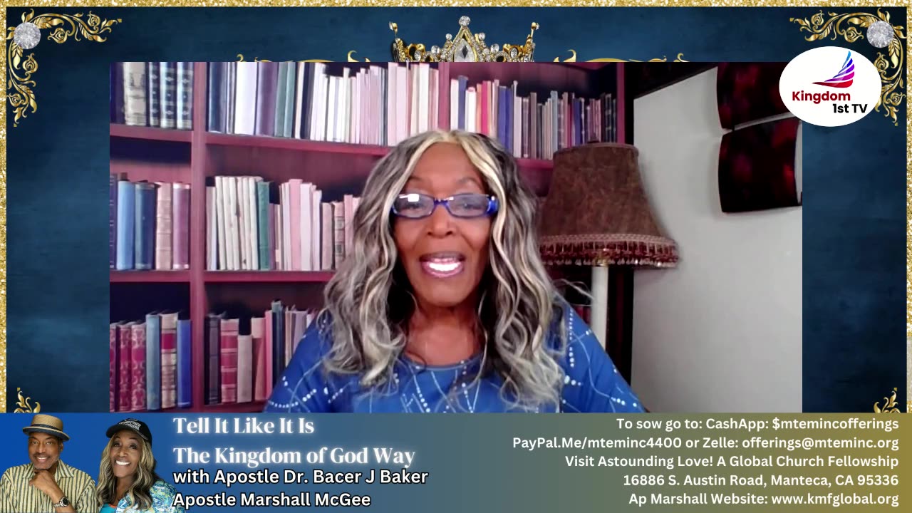 Tell It Like It Is: The Kingdom of God Way with Apostle Dr. Bacer J Baker