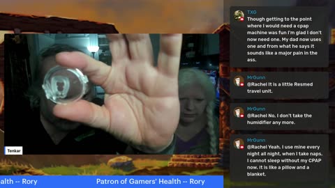 Gamers' Health Live - Rach Has Sleep Apnea - Tonight Sat Mat 31 @ 8PM ET