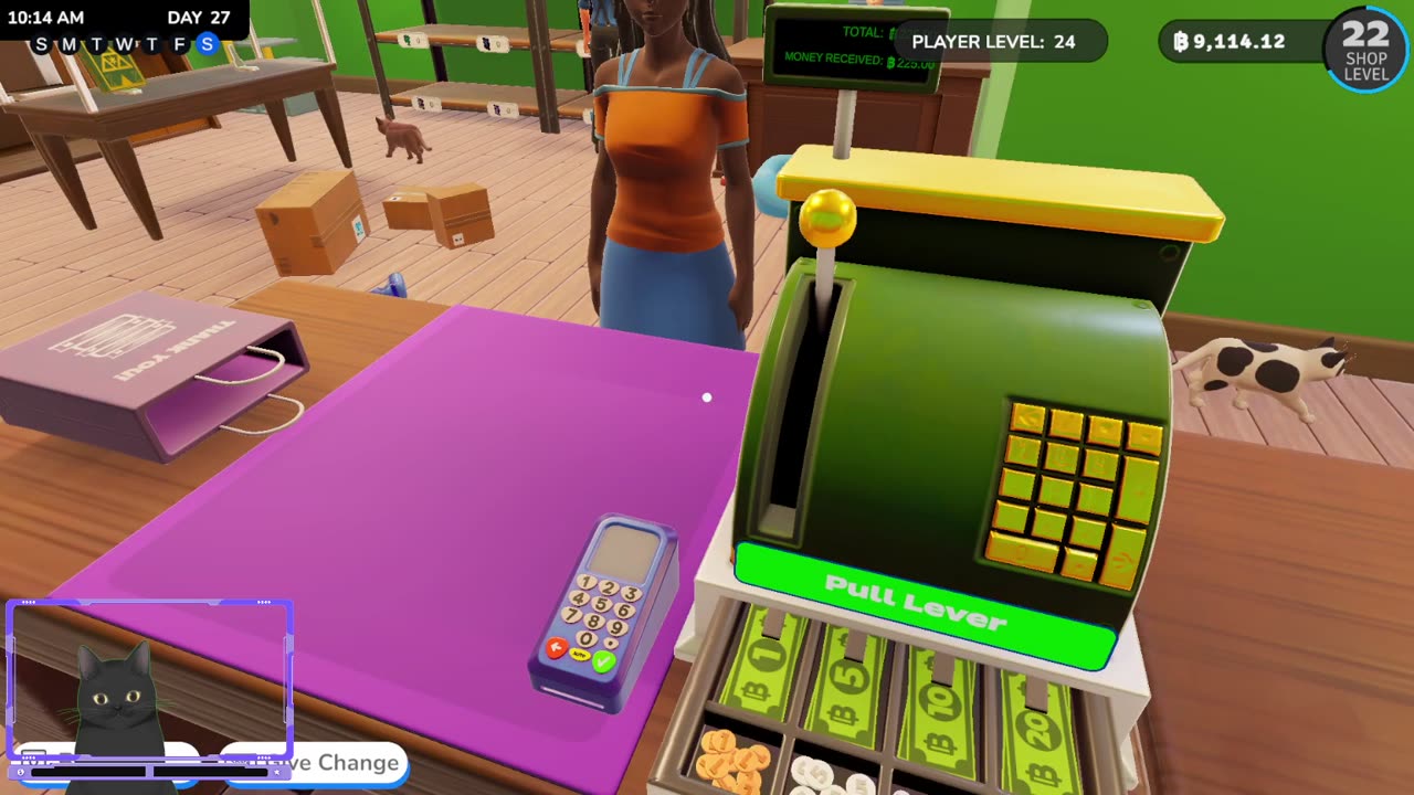 It is time to build a bookshop with the game bookshop simulator.