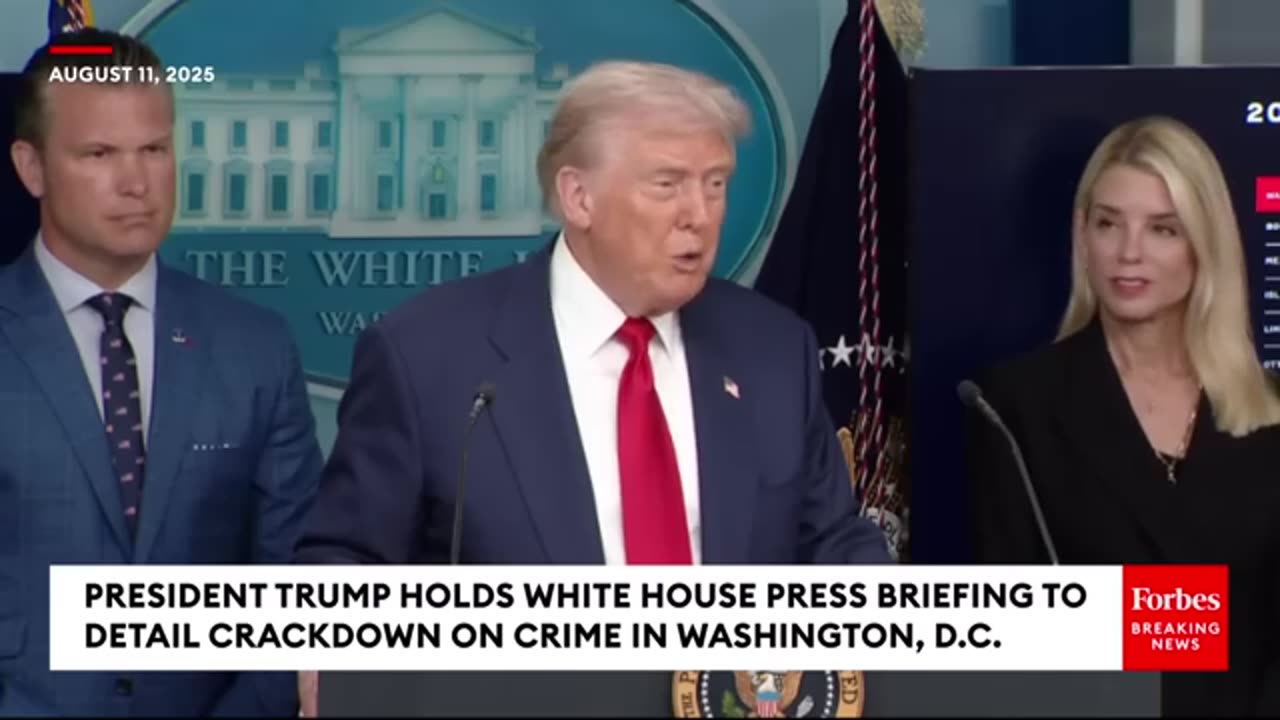 BREAKING NEWS: Trump Takes Multiple Questions From Reporters After Calling To Rid D.C. Of Homeless