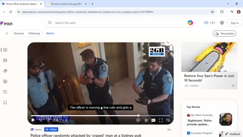 Nine News report on attack on cop in Burwood, Sydney is full of occult elite symbolism