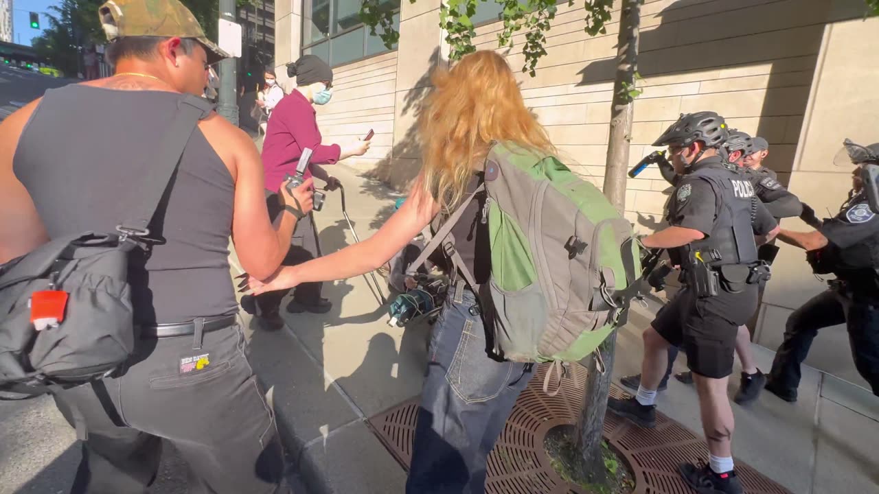 Seattle Christian Event. Trans Antifa Attack Detrans Gay Man