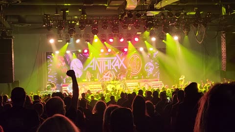 Anthrax "Metal Thrashing Mad" 1/28/23 Mt. Pleasant, Michigan.