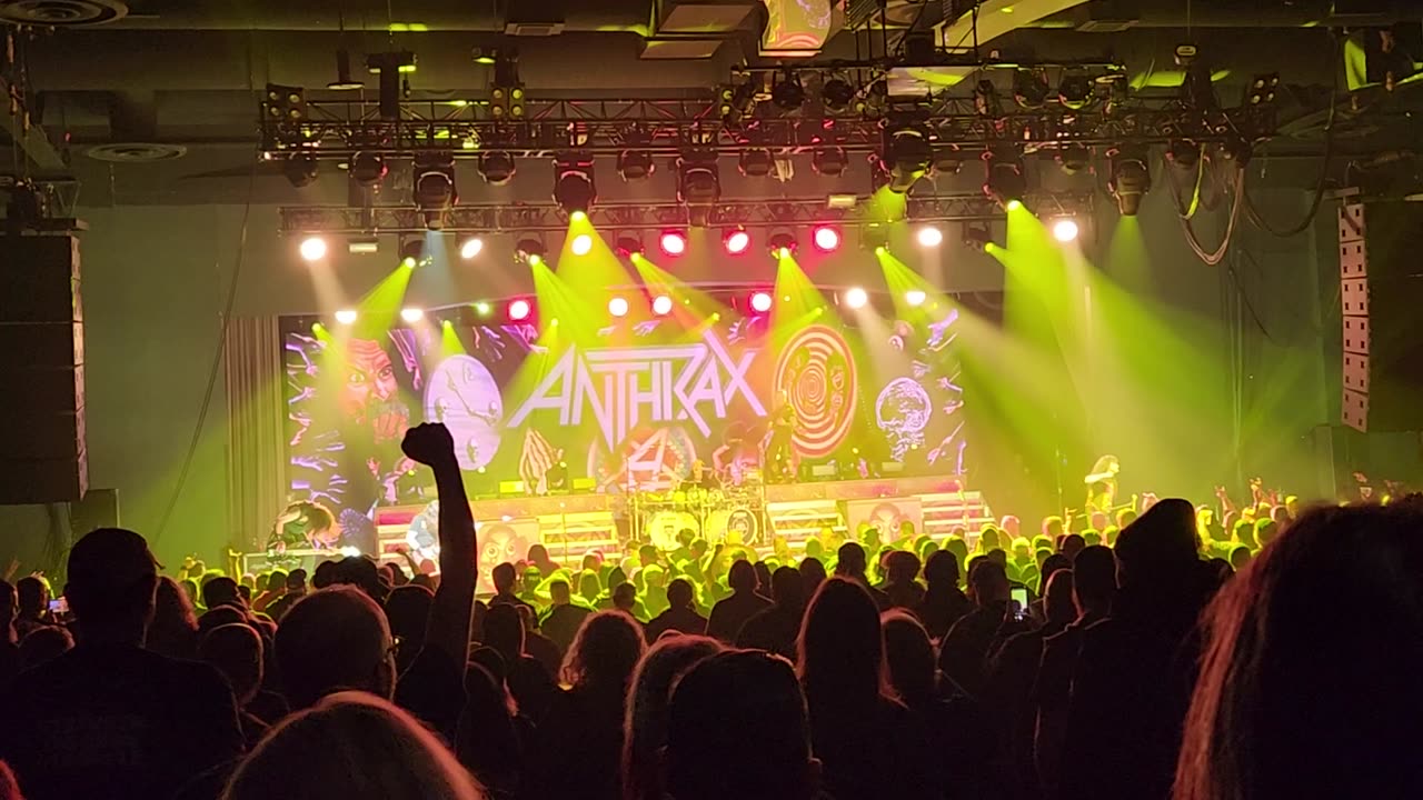 Anthrax "Metal Thrashing Mad" 1/28/23 Mt. Pleasant, Michigan.