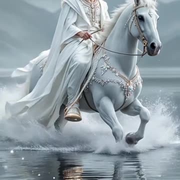 Dios viene montado en un caballo blanco