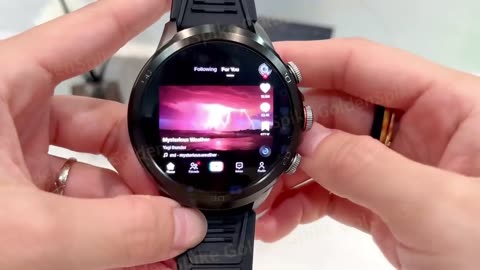 Smart Watch Android 4G 256GB Storage GPS WIFI Sim Card Slot Tiktok Whatsapp 1880Mah Battery
