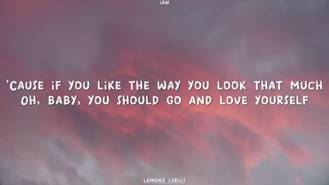 Justin Bieber - Love Yourself (Lyrics)