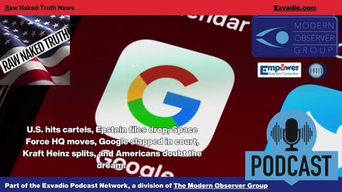 Raw Naked Truth News - 9.3.25 - Cartels Epstein and more - Ep 673