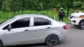 Accidente en la vía Turbaco