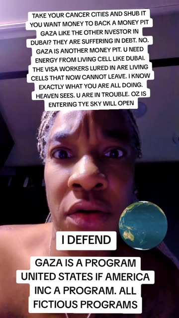 GAZA, I DEFEND EARTH AND ITS LIVING CELLS AT ALL COST