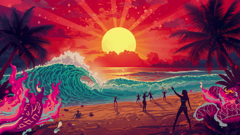 Fuego en la Playa 🔥 Reggaeton Beach Party Anthem 2025 | Dembow Tropical Mix