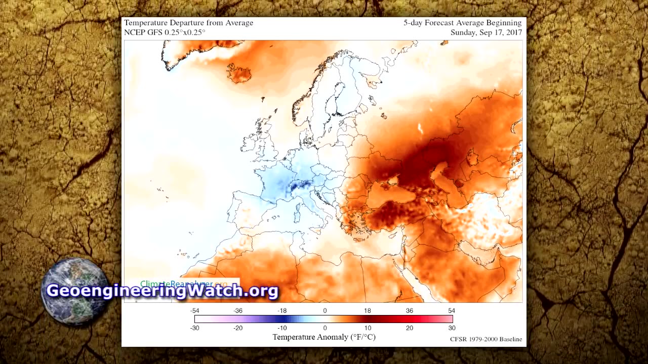 Geoengineering Creating Freeze Fry Extremes