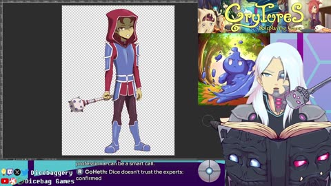 Vtuber Draws Fake Pokemon | Crytures TTRPG