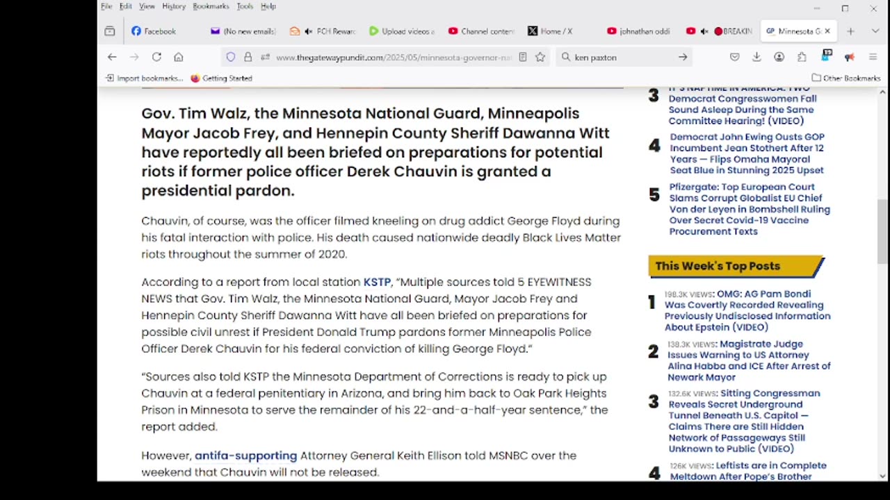 Minnesota Governor and National Guard Begin Preparing for Riots Over Possible Derek Chauvin Pardon