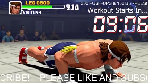 Everyday 300 push ups and 150 Burpees!