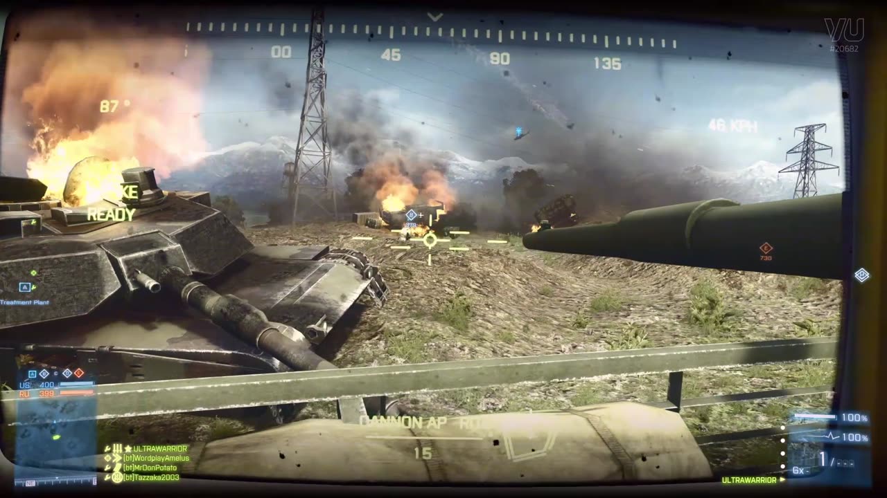 The Tank Graveyard in Battlefield 3