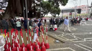 LIVE: Walk before the Santo Cristo procession in Ponta Delgada, São Miguel Açores - 25.05.2025