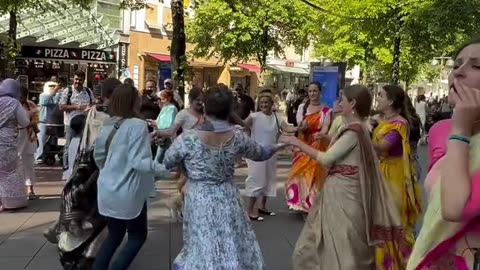 Harinam Sankirtan in Hanover, Germany 2025