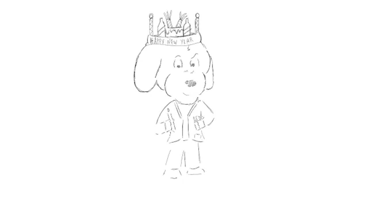 Happy 2021 bonus animation piece