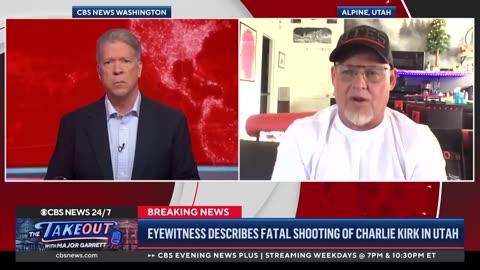 Witness says Charlie Kirk shooting happened early in event