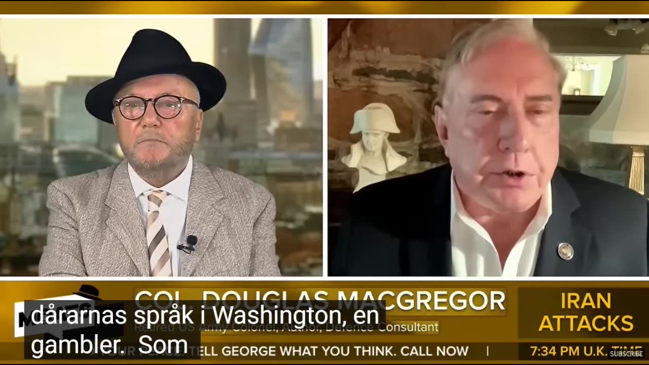 # 1496 - Douglas McGregor om USA´s dåraktiga anfall. SVENSKTEXTAT