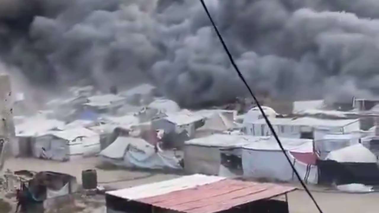 “ Israel bombing tents at a UNRWA flour distribution point in southern Gaza”