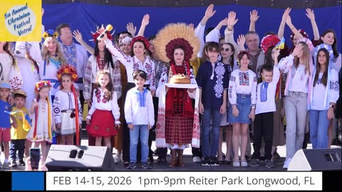 5th Annual Ukrainian Festival Vatra! Saturday and Sunday February 14th & 15th 2026 1pm-9pm