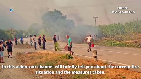 L'Europe brûle sous les flammes des feux de forêt : la situation s'aggrave