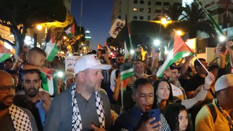 مسيرة احتجاجية منددة بإستمرار العدوان والتجويع والحصار على الشعب الفلسطيني طنجة 27 07 2025 فرنسا
