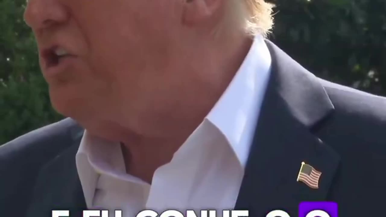 Donald Trump tem grande respeito por @jairbolsonaro.