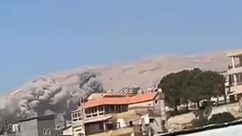 The IDF released footage of the area of the attacks on Hezbollah training camps