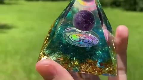 Infuse your space with positive energy and vibrant energy - Orgonite Pyramid