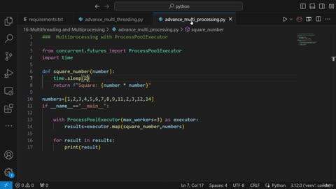 14.4 Thread Pool Executor and Process Pool Krish Naik ML