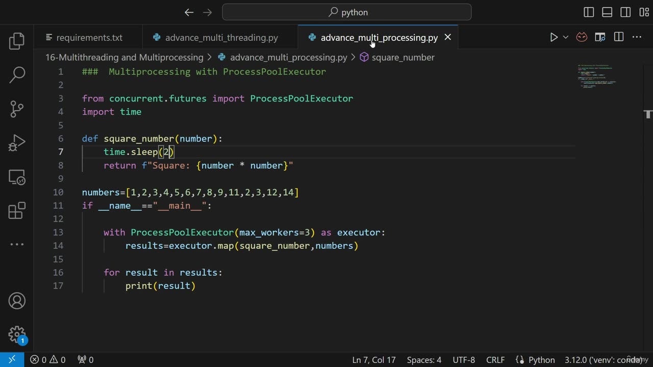 14.4 Thread Pool Executor and Process Pool Krish Naik ML
