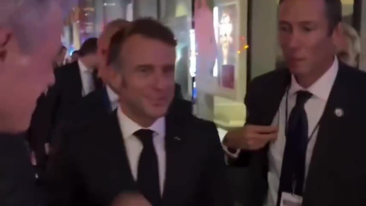 Macron "arrested" in New York