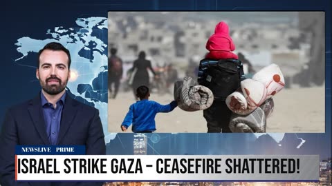 ISRAEL UNLEASHES AIRSTRIKES ON GAZA – CEASEFIRE SHATTERED!