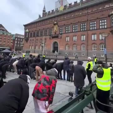 Islamic power demonstration in Copenhagen, Denmark. Europeans must wake up.