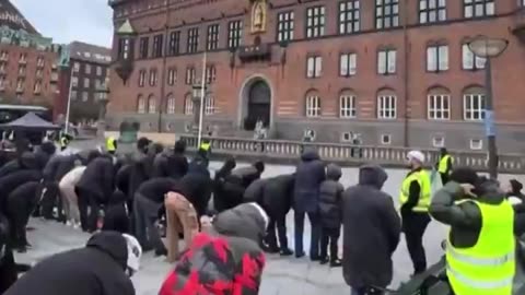 Islamic power demonstration in Copenhagen, Denmark. Europeans must wake up.