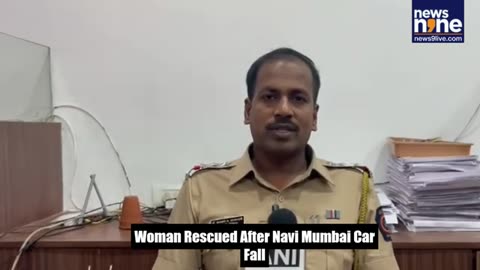 Audi_Falls_Into_Navi_Mumbai_Ditch_After_Google_Maps_Error,_Woman_Rescued___News9