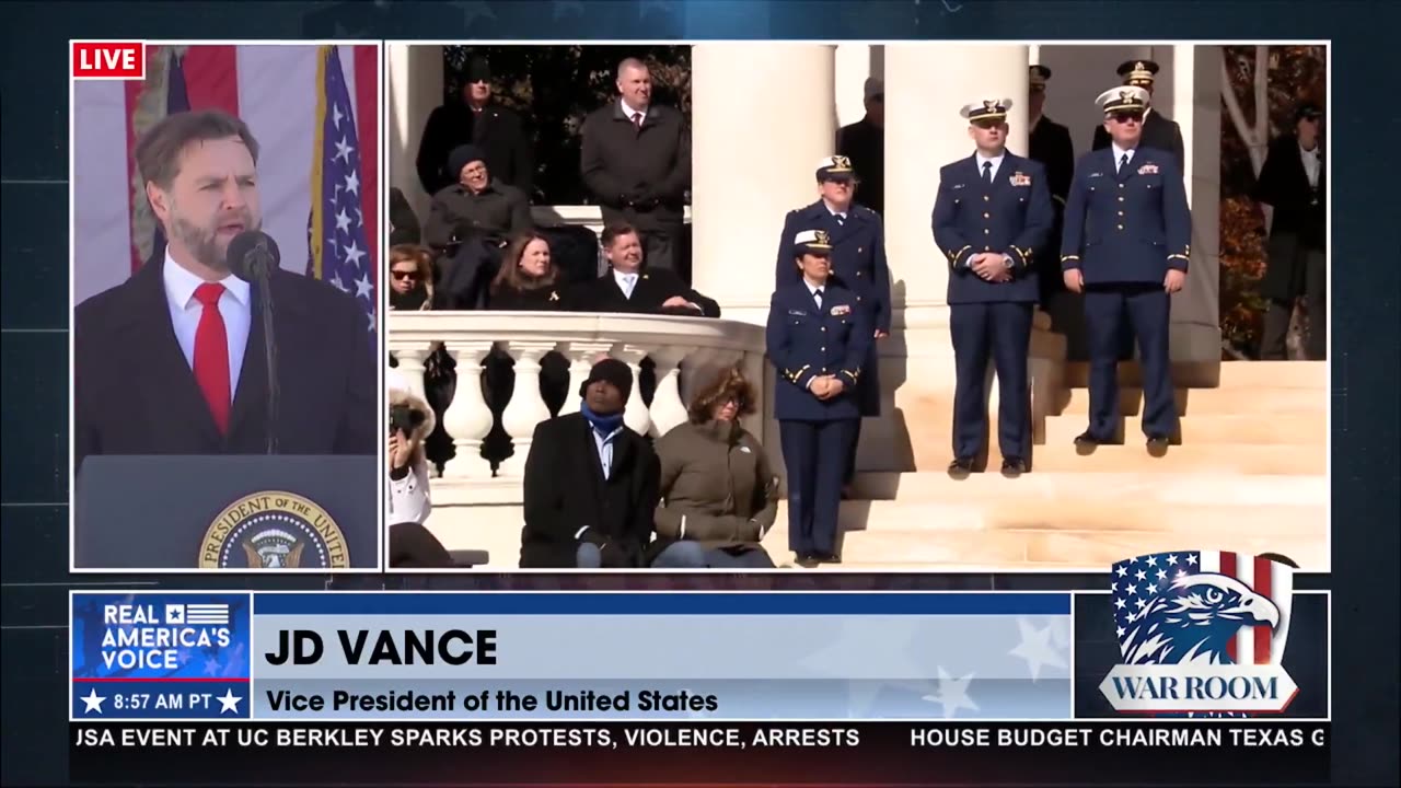VP VANCE'S MESSAGE TO VETERANS
