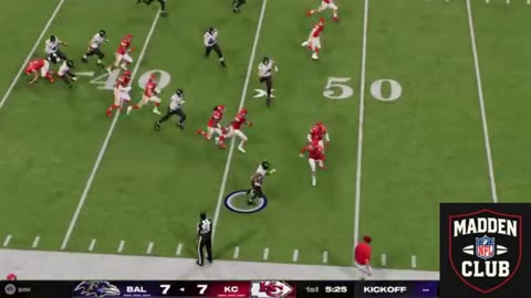 NFL Madden Game: Ravens vs. Chiefs – Touchdown by Isiah Pacheco