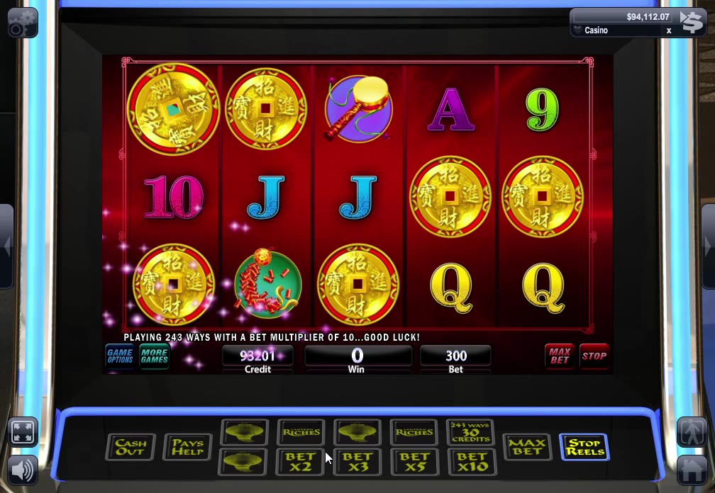 IGT Slots Game of the Gods Lantern Riches