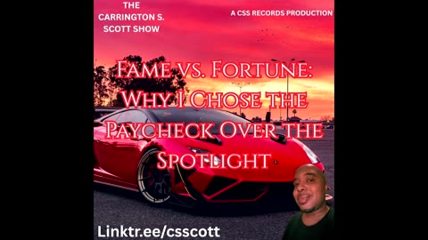Fame vs. Fortune: Why I Chose the Paycheck Over the Spotlight