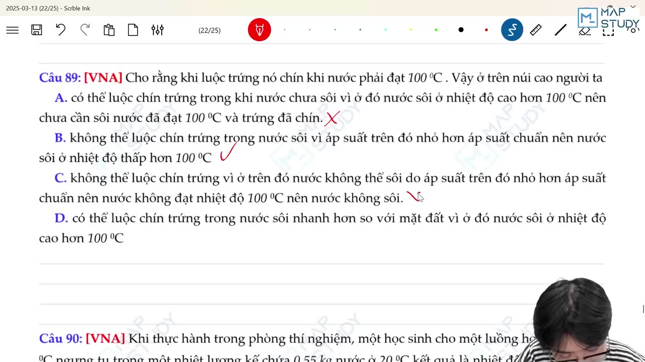 Buổi 8 4 100 Câu trắc nghiệm Nhiệt Học Câu 76 100