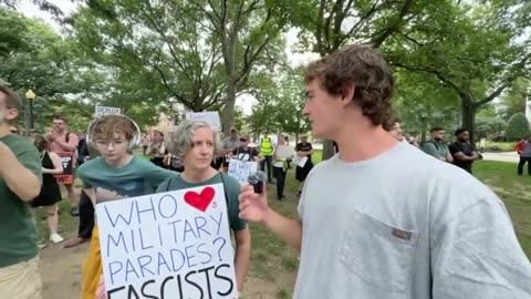 Inside Trump s Military Parade... Patriots vs Protesters