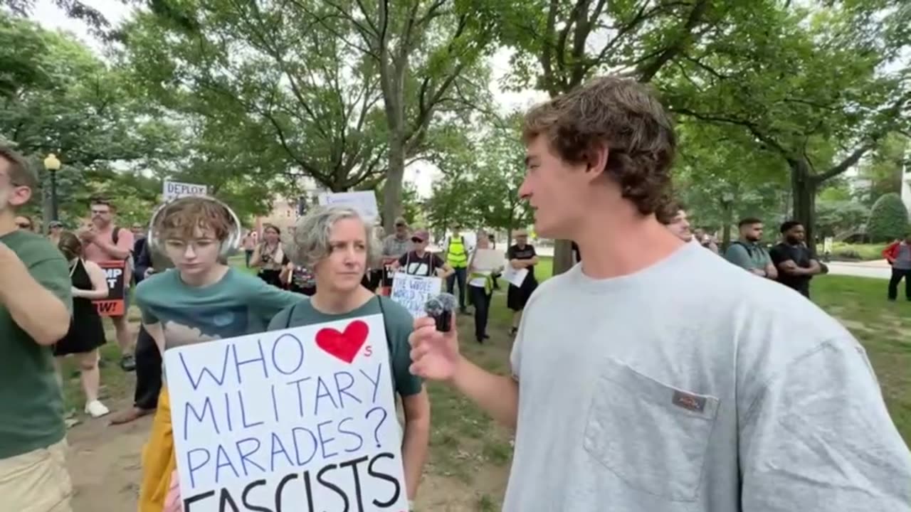 Inside Trump s Military Parade... Patriots vs Protesters