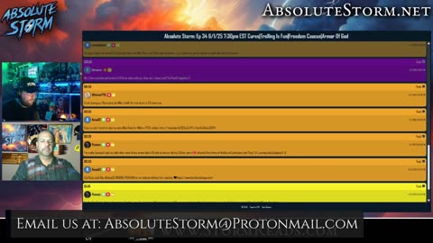 Absolute Storm: Ep 34 6/1/25 7:30pm EST Cures|Trolling Is Fun|Freedom Caucus|Armor Of God