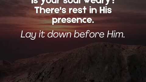 Let go, and let God be your strength.