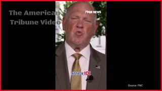 WATCH: Tom Homan Exposes How Democrats are Encouraging Attacks on ICE Agents